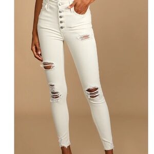 Free People We the Free Sabrina Super Skinny Jeans sz 27 NWT